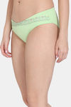 Zivame Cupid Chic Low Rise Full Coverage Hipster Panty - Patina Green — thumbnail 3
